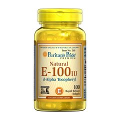 Vitamin E 67 mg natural (100 IU) alpha tocopheryl 100 softgels
