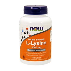 L-Lysine 1000 mg double strength 100 tabs