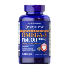 Triple Strength Omega-3 Fish Oil 1400 mg (950 mg active) 120 softgels