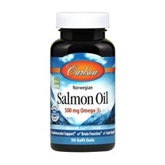 Salmon Oil 500 mg Omega-3s 50 soft gels