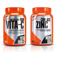 Vita-C 1000 mg + Zinc Chelate 100 tabs + 100 caps