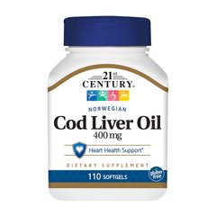 Cod Liver Oil 400 mg 110 softgels