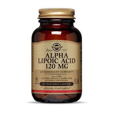 Alpha Lipoic Acid 120 mg 60 veg caps