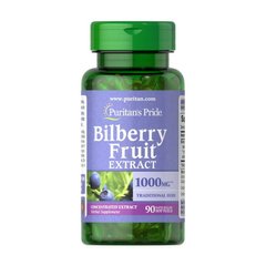 Bilberry Fruit Extract 1000 mg 90 softgels