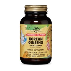 Korean Ginseng root extract 60 veg caps