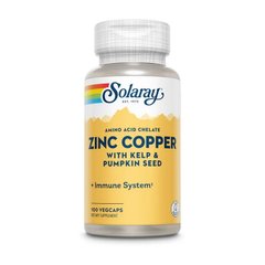 Zinc Copper 100 veg caps