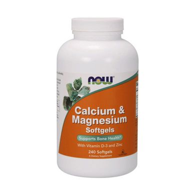 Calcium & Magnesium with vit. D and Zinc 240 softgels