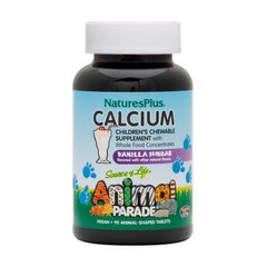 Animal Parade Calcium chewable for children 90 animal-shaped tabs