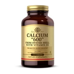 Calcium "600" from oyster shell with vit D3 120 tabs