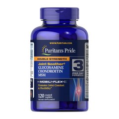 Double Strength Glucosamine, Chondroitin & MSM 120 caplets