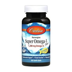 Norwegian Super Omega 3 1200 mg Omega-3s 50 soft gels