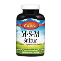 MSM Sulfur 1000 mg 180 veg caps