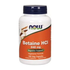 Betaine HCL 648 mg 120 caps