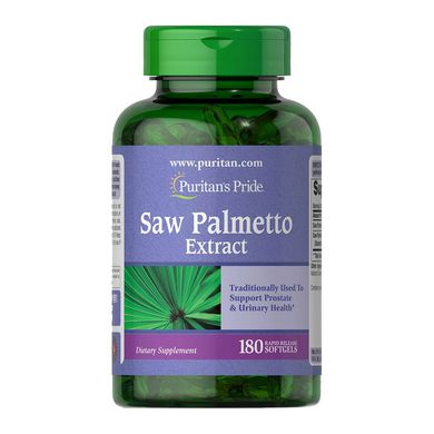 Saw Palmetto Extract 180 softgels