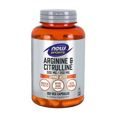 Arginine & Citrulline 500 mg/250 mg 120 caps
