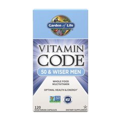 Vitamin Code 50 & Wiser Men 120 veg caps