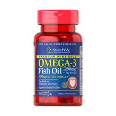 Omega-3 Fish Oil 1290 mg 60 mini gels