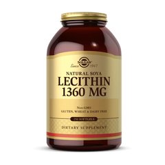 Lecithin 1360 mg natural soya 250 softgels