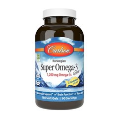 Norwegian Super Omega 3 1200 mg Omega-3s 180 soft gels