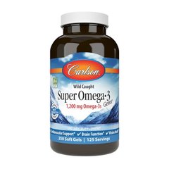 Super Omega 3 wild caught 1200 mg 250 sgels