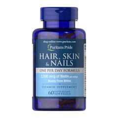 Hair, Skin & Nails One Per Day Formula 60 softgels