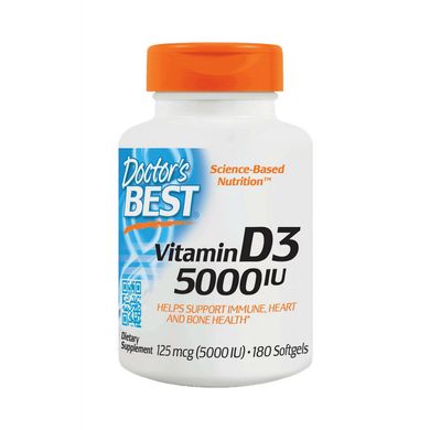 Vitamin D3 5000 IU 180 softgels