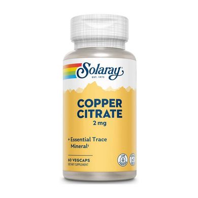 Copper Citrate 2 mg 60 veg caps