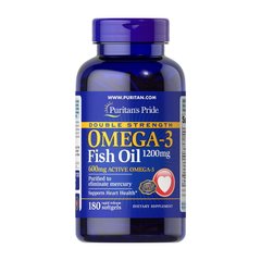Omega-3 Fish Oil 1200 mg double strength 180 softgels