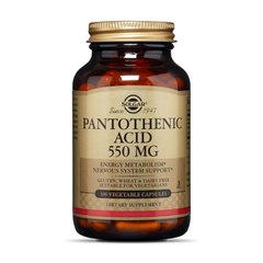 Pantothenic Acid 550 mg 100 veg caps