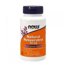 Natural Resveratrol 50 mg 60 veg caps