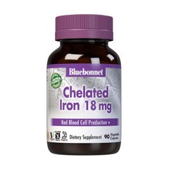 Chelated Iron 18 mg 90 veg caps