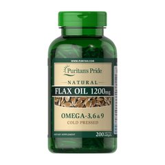 Flax Oil 1200 mg Omega 3-6-9 200 softgels