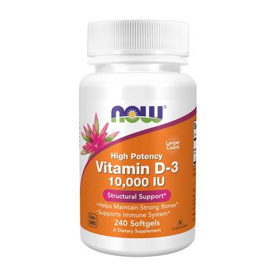 Vitamin D-3 250 mcg (10,000 IU) 240 softgels