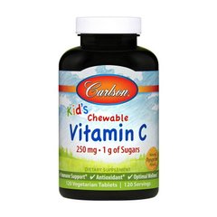 Kid's Chewable Vitamin C 250 mg 1 g of Sugars 120 veg tab
