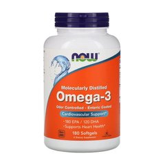 Omega-3 Odor Controlled - Enteric Coated 180 softgels
