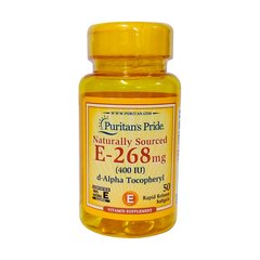 Naturally Sourced E-268 mg (400 IU) 50 softgels
