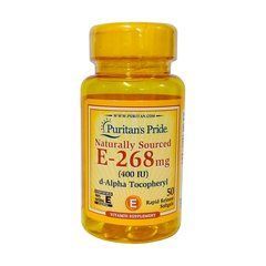Naturally Sourced E-268 mg (400 IU) 50 softgels
