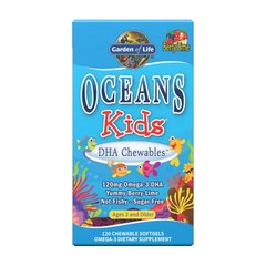 Oceans Kids DHA Chewables 120 chew sgels