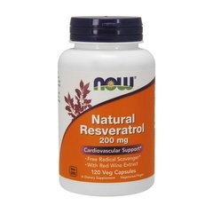 Natural Resveratrol 200 mg 120 veg caps