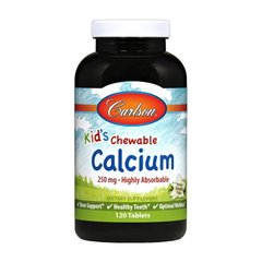 Kid`s Chewable Calcium 250 mg 120 tab