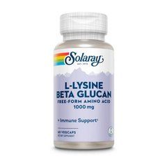 L-Lysine Beta Glucan 1000 mg 60 veg caps