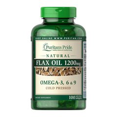 Flax Oil 1200 mg Omega 3-6-9 100 softgels