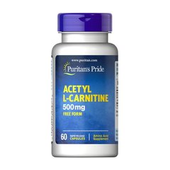 Acetyl L-Carnitine 500 mg Free Form 60 caps