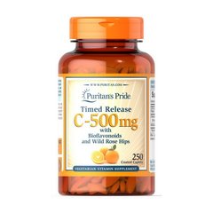 Vitamin C-500 mg with Bioflavonoids and Wild Rose Hips Timed Release 250 caplets
