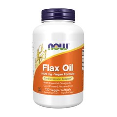 Flax Oil 1000 mg Vegan Formula 120 veg softgels